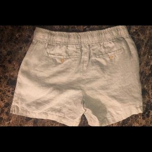 Ellen Tracy Shorts - Company Ellen Tracy 100% Linen Khaki Shorts Ellen Tracy Shorts - Company Ellen Tracy 100% Linen Khaki Shorts